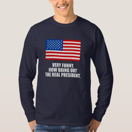 ANTI-OBAMA - Erg grappig, breng nu het echte pre n T-shirt (Voorkant)