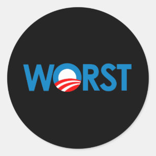 Anti-Obama - Ergste Ronde Sticker