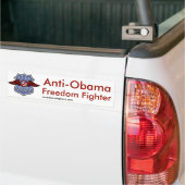 Anti-Obama Freedom Fighter Bumpersticker (Op Truck)