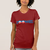 Anti-Obama - gedoemd T-shirt (Voorkant)