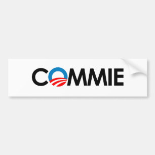 Anti-Obama - Geniet zwart Bumpersticker