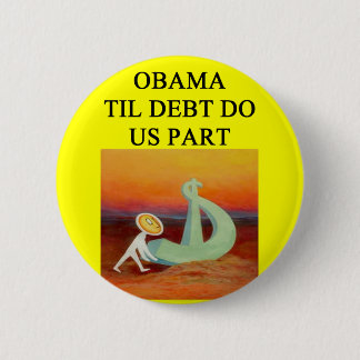 anti - obama grap ronde button 5,7 cm