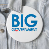 Anti-Obama - Grote Regering Ronde Button 6,0 Cm (In situ)