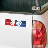 Anti-Obama - Hero vs. Zero Bumpersticker (Op Truck)