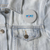 Anti-Obama - Het ergste President ooit Ronde Button 5,7 Cm (In situ)