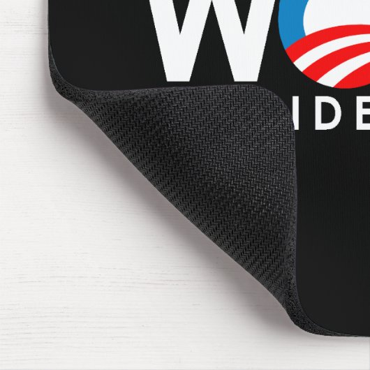 Anti-Obama - het ergste President ooit wit Muismat (Hoek)