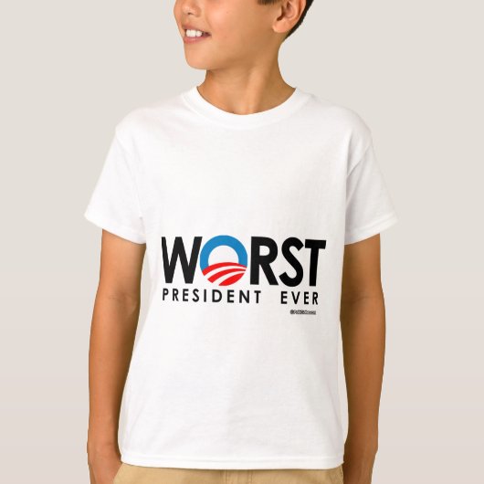 ANTI-OBAMA - HET GROOTSTE PRESIDENT OOIT T-SHIRT (Voorkant)