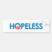 Anti-Obama - HOPELESS Bumpersticker (Voorkant)