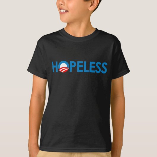 Anti-Obama - HOPELESS T-shirt (Voorkant)