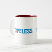 Anti-Obama - HOPELESS Tweekleurige Koffiemok (Voorkant links)