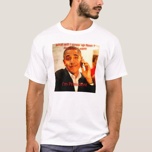 anti-Obama-humor T-shirt (Voorkant)