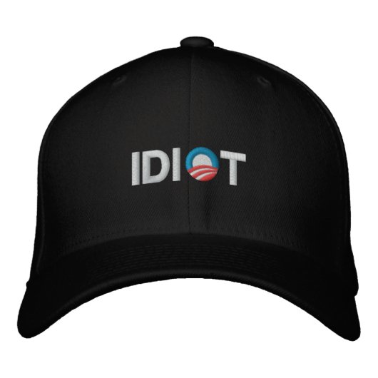 ANTI-OBAMA - IDIOOT PET (Voorkant)