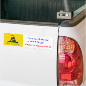 Anti-Obama: Ik ben geen racist Bumpersticker (Op Truck)
