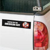Anti-Obama - ik heb voor de amerikaanse man gestem Bumpersticker (Op Truck)