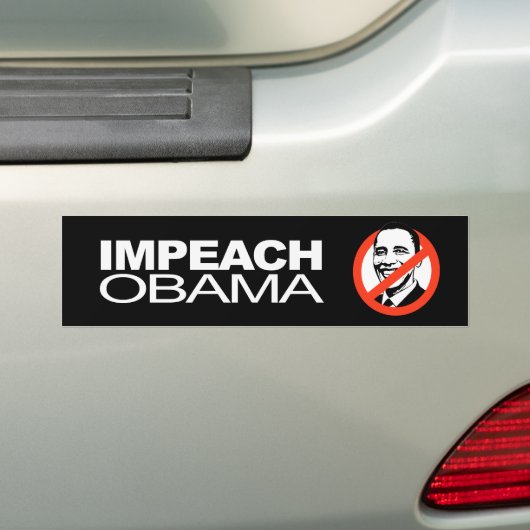 Anti-Obama - Impeach Obama Bumpersticker (Op auto)
