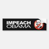 Anti-Obama - Impeach Obama Bumpersticker (Voorkant)