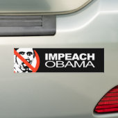Anti-Obama - Impeach Obama Bumpersticker (Op auto)