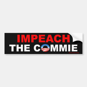 anti-Obama "Impeach the Commie"-bumpersticker Bumpersticker