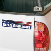 Anti-Obama - intrekking OBAMACARE Bumpersticker (Op Truck)