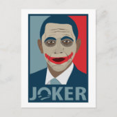 Anti-Obama Joker Briefkaart (Voorkant)