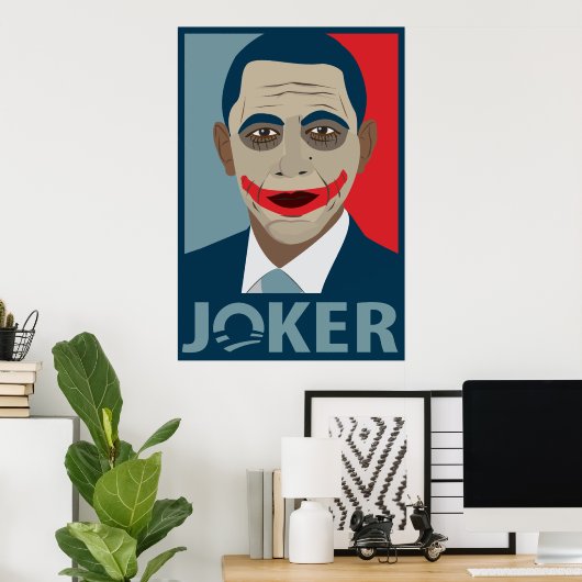 Anti-Obama Joker Poster (Thuiskantoor)