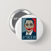 Anti-Obama Joker Ronde Button 5,7 Cm (Voorkant /achterkant)