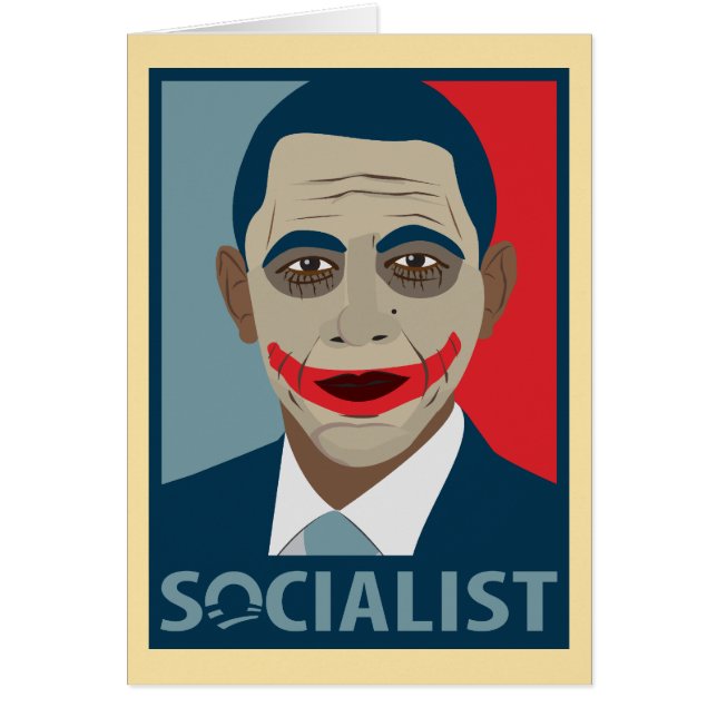 Anti-Obama Joker Socialist (Voorkant)