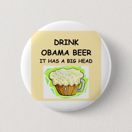 anti obama jokes ronde button 5,7 cm (Voorkant)