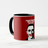 Anti-Obama - kijk naar belastingbetalers, obama de Mok (Voorkant links)