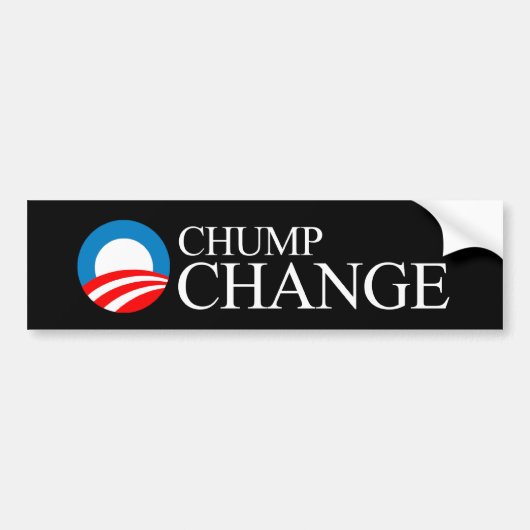 Anti-Obama - klimaatverandering Bumpersticker (Voorkant)