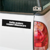 Anti-Obama - koffiezetapparaten ondersteunen obama Bumpersticker (Op Truck)