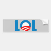 Anti-Obama - LOL Bumpersticker (Voorkant)