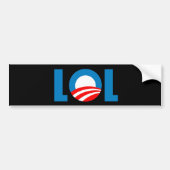 Anti-Obama - LOL Bumpersticker (Voorkant)