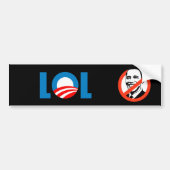 Anti-Obama - LOL Bumpersticker (Voorkant)