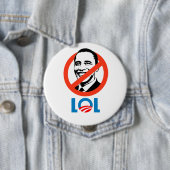 Anti-Obama - LOL Ronde Button 4,0 Cm (In situ)