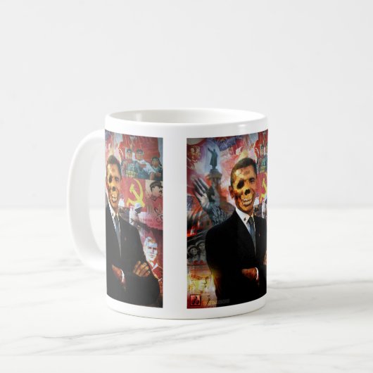 Anti-Obama-Mok Koffiemok (Voorkant links)