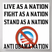 Anti-Obama Nation Poster (Voorkant)