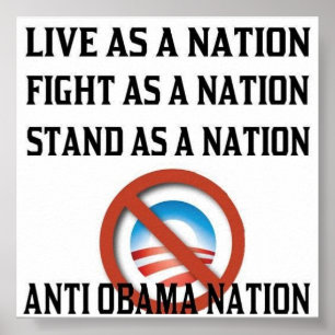 Anti-Obama Nation Poster