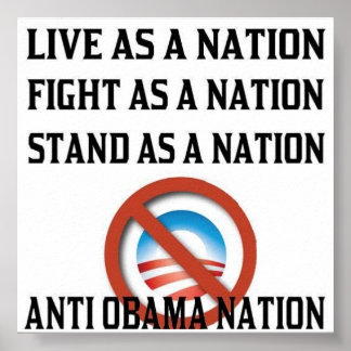 Anti-Obama Nation Poster