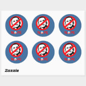 Anti-Obama - Nee Ronde Sticker (Vel)