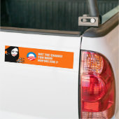 Anti-Obama - NIET DE WIJZIGING DIE JE VOOR T- Bumpersticker (Op Truck)