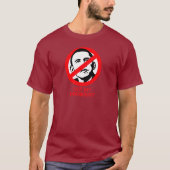 Anti-Obama - Niet mijn President T-shirt (Voorkant)