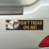 anti-Obama "Niet op me tikken" bumpersticker (Op auto)