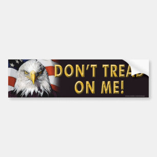anti-Obama "Niet op me tikken" bumpersticker