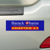 Anti-Obama - Nieuw hoofdstuk...Faillissement Bumpersticker (Op auto)