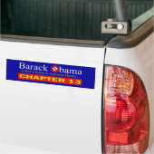 Anti-Obama - Nieuw hoofdstuk...Faillissement Bumpersticker (Op Truck)