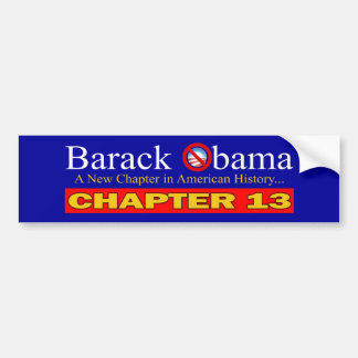 Anti-Obama - Nieuw hoofdstuk...Faillissement Bumpersticker