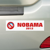 Anti-Obama - NOBAMA Bumpersticker (Op auto)