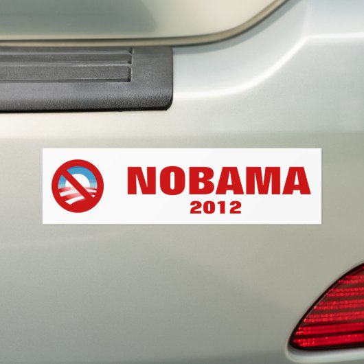 Anti-Obama - NOBAMA Bumpersticker (Op auto)