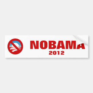 Anti-Obama - NOBAMA Bumpersticker